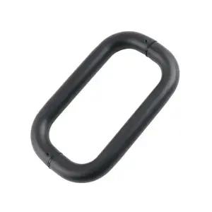 원형마주 흑색 25파이 강화도어손잡이 WFFNOA6