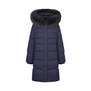 [크로커다일레이디]폭스퍼 후드 롱 구스다운 점퍼_CLDWDW109