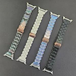 갤럭시워치8 8클래식 40mm 44mm 46mm 호환 홀로그램 오로라 글리터 레진 스트랩