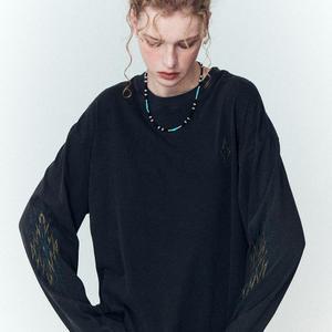 나바스타 피그먼트 롱슬리브 스모크블랙