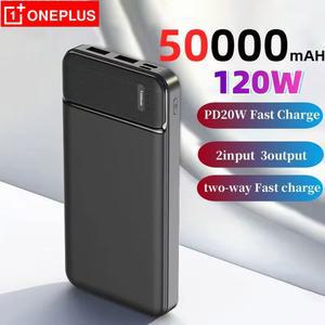 DS AJ DS 12W 외부 충전기 휴대용 전원 고속 BH 50000MAH 은행 고용량 POWERBANK 120W 배터리