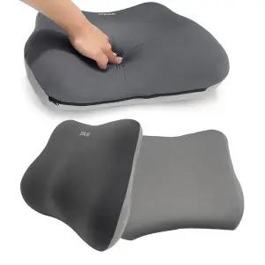 메모리폼 등받이 쿠션 허리 사무실 의자 등쿠션 허리받침 차량 의자쿠션 요추