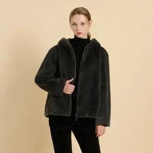 [BCBG](센텀시티점)Y 후드페이크퍼 아우터 B5W9Y975