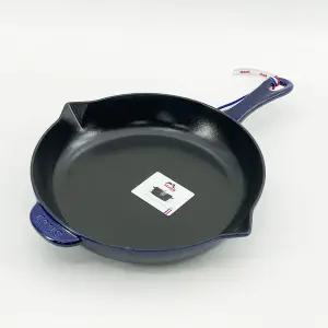 스타우브 B품 후라이팬 다크블루 26cm 주물 인덕션 무쇠팬