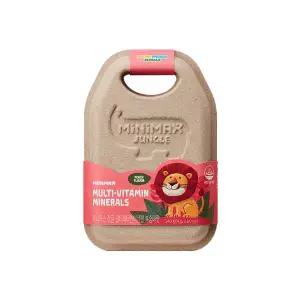 [유통기한 임박] 미니막스 정글 멀티비타민 미네랄 복숭아맛 60구미, 1개