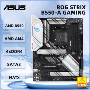 ASUS 마더보드 ROG STRIX B550-A GAMING AM4 지지대 Ryzen 5 5600 5700 3500 4700 3600 3700 CPU DDR4 128G