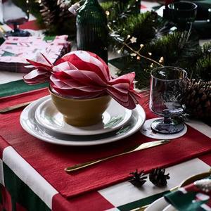 이케아 빈테르핀트 식탁매트 레드 45x35cm