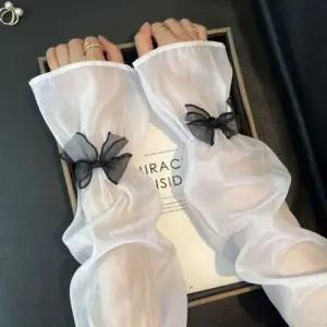 [하프클럽/]실크 데이 아이스 레이스 기본 리본 쿨토시 여성 운전