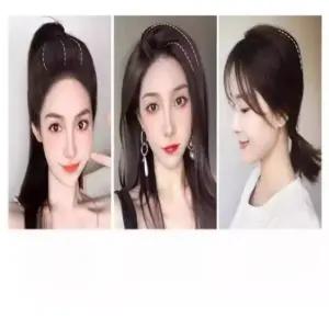 볼륨 헤어 빗핀 AMA0036 쥬얼리 밍크 헤어핀 패션잡화