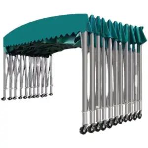 개폐식 차고 야외 주차장 천막 자바라 접이식 창고