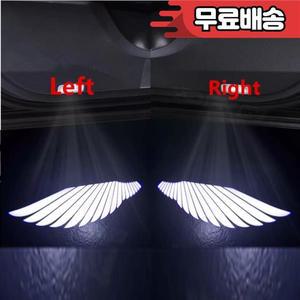 현대 라인 벨로스터 코나 아반떼 i30 소나타 HD LED 웰컴 라이트 자동차 도어 램프 2개