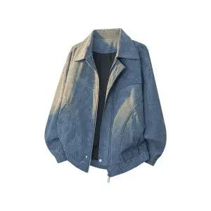 록쉬블몰 남성 바람막이 점퍼 빅사이즈 코듀로이 프린트 재킷 가을 트렌드 코트 HO3