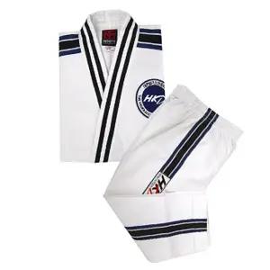 아동용 성인용 흰색 검정색 상하의 합기도도복 무도복 무도가 훈련용 수련복 격투기용