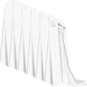 스발도 흰색 화이트 웨딩원피스 의류 가방 원피스용 16인치 와이드 가제트 원피스 여성 롱 프롬 신부