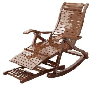 접이식흔들의자 나무 휴식 독서 체어 거실 어르신 발코니 쿠션 점심 엔틱 레저