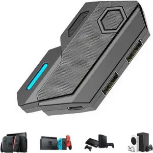 스위치 2 도크 닌텐도 Xbox Play Station3-in-1 여행 도크용 키보드 마우스 어댑터 - 맞춤형 키 매핑
