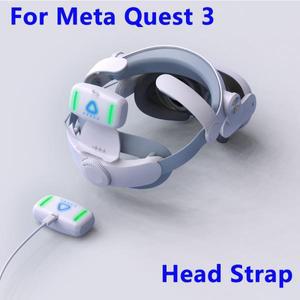 Meta Quest 3 자기 배터리 팩용 T302 VR 엘리트 헤드 스트랩 액세서리용 교체