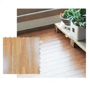 베란다 꾸미기 틈없는 조립식 마루바닥1set 세탁실 인테리어 옥상 추천 테라스