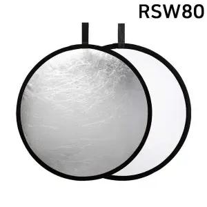 촬영 원형반사판 지름 80cm RSW80 실버 화이트 양면