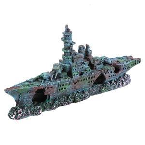 레진 시뮬레이션 숨은 배 조경 이끼 록커리 어항 장식품 돌 식물 수족관