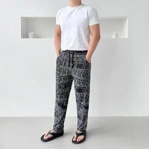 여름 쿨바지 SD-250715 지퍼포켓 홈웨어 남자 9부 아이스 일자바지