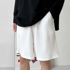 남자편한 남자반 남자숏팬츠 바지 남자여름 플리츠 남녀공용반 반 밴딩팬츠