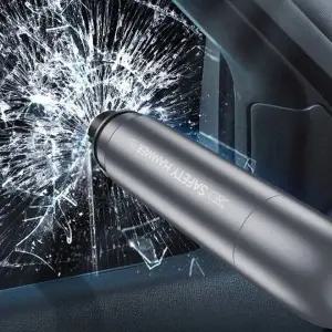 고품질 차량용 비상 탈출 해머 망치 안전벨트 커터 차량탈출망치 (WFKAQO4)