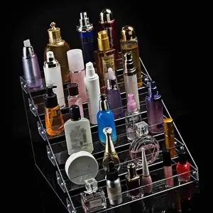 [하프클럽/]계단식 아크릴 진열대 화장품 네일 매니큐어