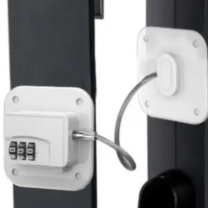 무타공 부착식 서랍 냉장고 서랍장 자물쇠 잠금장치 tTP5+9rtE