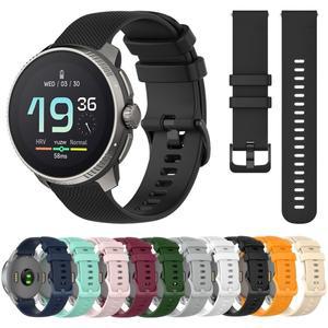 순토 호환 버티컬 손목보호 세로 및 레이스 스포츠 밴드용 실리콘 스트랩 9 5 PEAK PRO 3 짐 소프트 팔찌