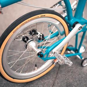 SILVEROCK SR30A 합금 외부 7 속도 바퀴 Brompton Cline Pline 접이식 자전거 Wheelset 용 16in 1 3/8 349