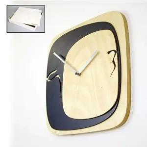 원목 무소음 벽시계 거실 고급 아날로그 엔틱 디자인 (KYR-W7B4DBF)