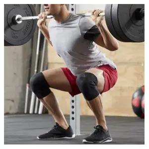 리복 우수한 통기성 무릎 슬리브 보호대 블랙 러닝 구기종목 스포츠용품 배구 관절보호 헬스기구 런닝용