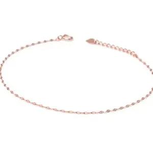 (다올)14K GOLD 로즈골드 체인 팔찌 잠자리2 싱글