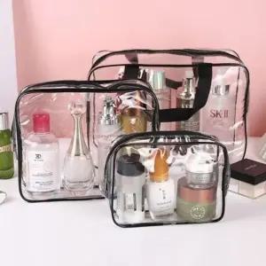 여행용 파우치 방수가 이방수 방수 화장품 가방 투명 소 비치백 물놀이방구 (WFKE4RB)