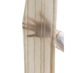 거즈 커튼 베 W100 B 베일 Beige 프랑스 햇살 거실용 포켓 H210cm