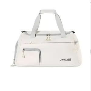 고품질 보스턴백 스포츠 운동 여행 헬스 가방 아이보리 (WFKDY0Z)