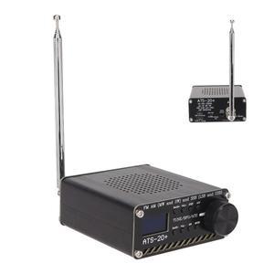 로니식 휴대용 소형 세계 밴드 디지털 수신기 ATS 20+ 라디오 야외 캠핑 홈 주방을 고감도