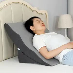 침대 등받이쿠션 가정용 쇼파 삼각 대형 조절 등 쿠션 북유럽 베개 집순이 머리