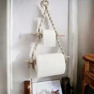 마크라메 2단 휴지걸이 DIY 키트 감성캠핑 벽장식 마크라메 마크라메diy