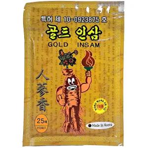 골드 인삼 패드 찜질 한방 패치 팩 파스 형식