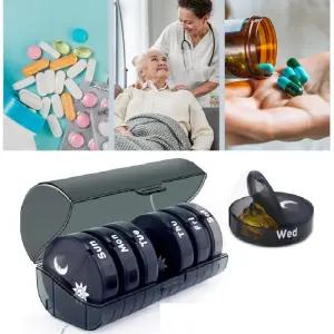 일주일 요일별 보관 휴대용 알약케이스 영양제 약통 요일약 약수납 할머니