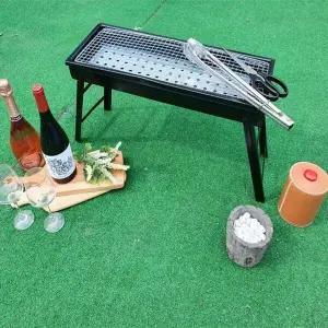 야외용 큐 캠핑그릴 접이식 화로