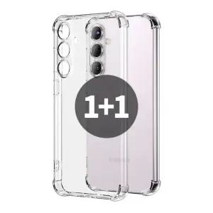 갤럭시 S25 엣지 S24 S23 FE A15 A35 A25 A16 S22 노트20 울트라 아이폰 17 16e 15 14 퀀텀6/5/4 점프3 투명 카드 범퍼 카메라 보호 풀커버