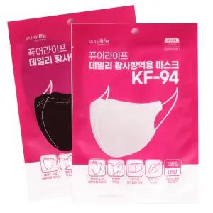 퓨어라이프 새부리형 접이식 황사방역마스크 KF94 대형 50매