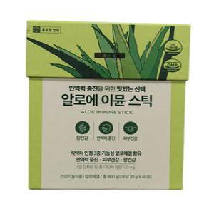 종근당건강 알로에 이뮨스틱 800g 20gx40포