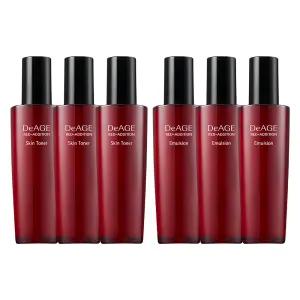 참존 디에이지 레드 에디션 3+3 기초 듀오세트 스킨 로션 120ml 단품 총 6개