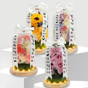 미니 축하화환 유리돔 무드등 꽃풍선 꽃다발 꽃배달 승진 개업 기념일 이사 집들이 선물