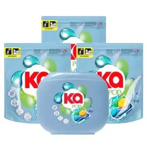 듀얼코어 캡슐세탁세제 파워플러스 30개입+35개입 3팩  총 135개입 본품+리필)