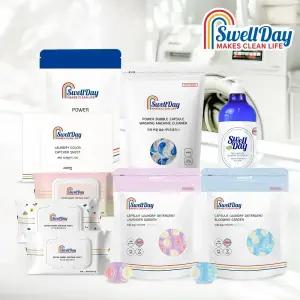 [스웰데이] 세탁용품 모음전 건조기 시트/이염방지 시트/캡슐 세탁세제/섬유유연제